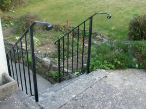 Hand rail with infill by Kevin J Gerry