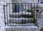 Single gate with scroll panel by Kevin Gerry